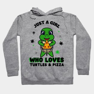 FUNNY Turtle And Pizza Love. Hoodie